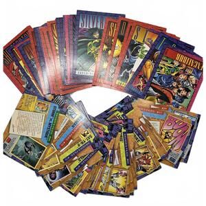 Vintage Skybox 1993 Marvel X-Men Trading Cards Collection Lot of 59 Cards